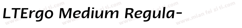 LTErgo Medium Regula字体转换